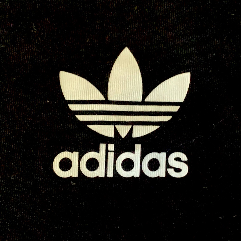 Adidas | Black Adidas Logo Athletic Tee